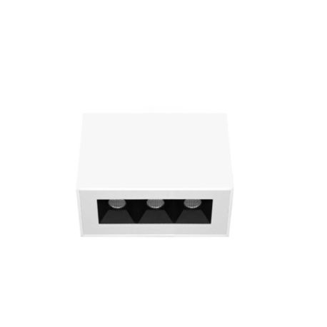 Plafonnier LED fixe Dots C Indigo - L.108mm - 6W - 3000K - Dimmable - Blanc mat