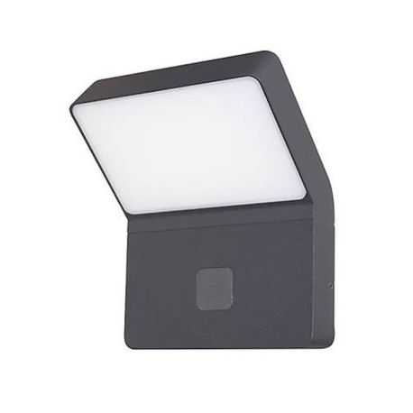 Applique murale extérieure Luxi 175 Sensor Indigo - 9W - 3000k - Détecteur de mouvement - Anthracite