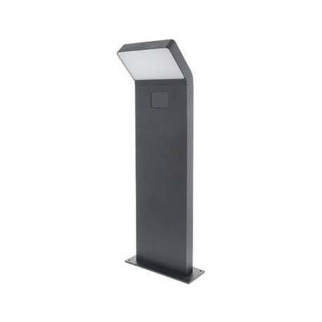 Potelet Luxi 175 Sensor P Indigo - Avec détecteur - 9W - 3000K - IP54 - Anthracite