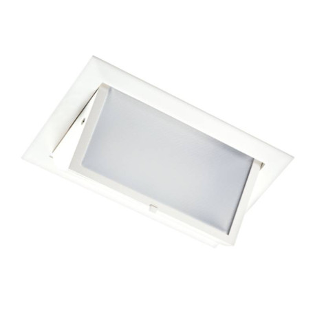 Spot encastré basculant Métropolis Aric - Rectangle - 40W - 4000K - Blanc