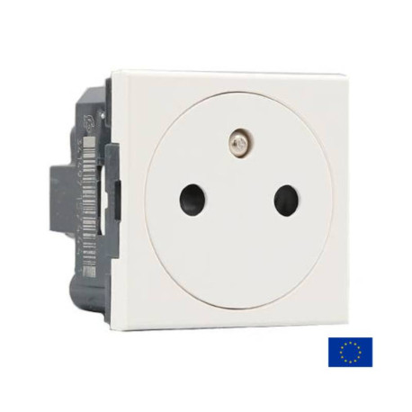 Legrand 278111L - Prise 2P+T Mosaic surface - EU - Eclips de protection - Blanc