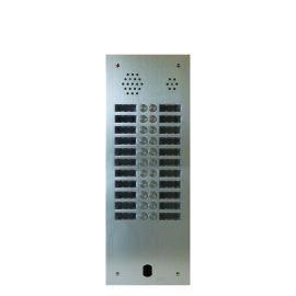 Platine de rue 2 rangées 22 boutons Urmet - Système 2Voice - Aluminium