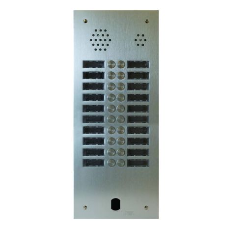 Platine de rue 2 rangées 20 boutons Urmet - Système 2Voice - Aluminium