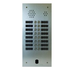 Platine de rue 2 rangées 16 boutons Urmet - Système 2Voice - Aluminium