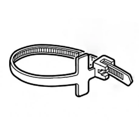 Boîte de 100 colliers Colring avec identification 2,4 x 95 mm - Incolore