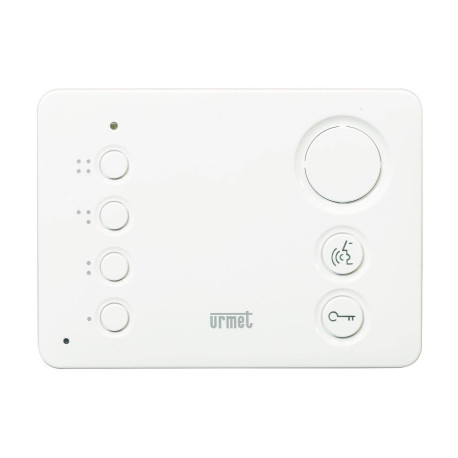 Poste audio ultra-compact Miro Urmet - Système 2Voice - Mains-libres - Blanc