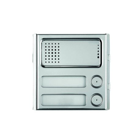 Module micro-HP Sinthesi-Steel Urmet - 2 boutons - pour plaque à touche d'appel - Inox