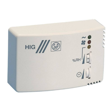 Boîtier hygrostat HYGRO 2 S&P - Réglable de 60 à 90% - Temp. 1 à 25mm