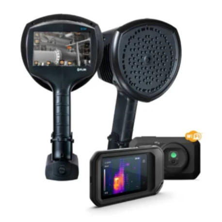 Détecteur de fuite à ultrasons + Caméra thermique Flir