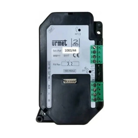 Digitalisateur audio 2Voice avec micro-HP Urmet - Pour platine A83 - Noir