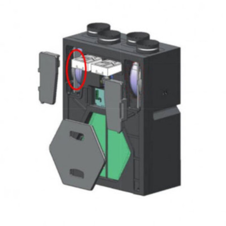 Kit de remplacement S&P Unelvent - Extraction - Pour VMC Doméo DHU et FL