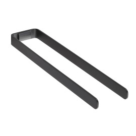 Porte-serviettes 2 barres ALUR Pellet - Noir mat
