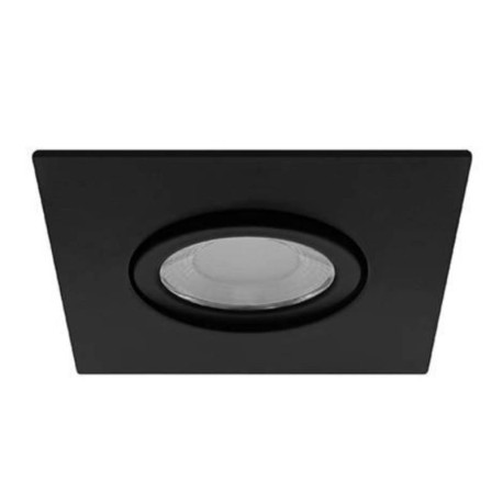 Spot LED Bora SDX EVO Indigo - Carré - 7W - Dimmable - Orientable - Noir mat