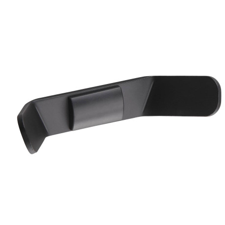 Patère double ALUR Pellet - Aluminium - Noir mat