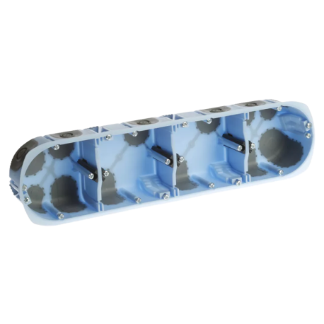 Boîte d'encastrement XL AIR'métic - 4 postes - entraxe 71 mm - profondeur 40 mm