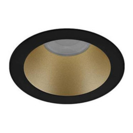Spot LED Bora RDH EVO Indigo - 7W - Basse luminance - Dimmable - Noir/laiton