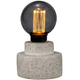 Lampe à poser Noble Flare Pauleen - E27 - 2500K - 3Lm - Grise