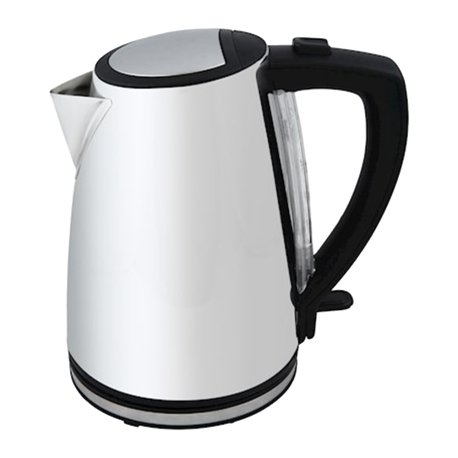 Bouilloire Zenith avec visualisation de niveau - 1L - 1500W - Inox brillant
