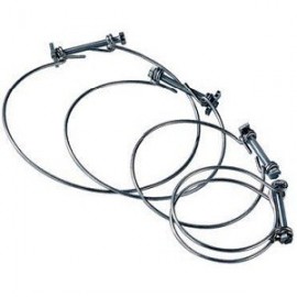Collier de serrage réglable en acier inoxydable CX125 - Diamètre 50 à 170mm