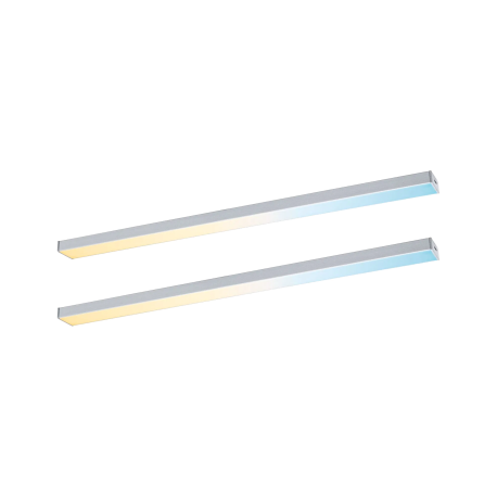 Éclairage sous-meubles LED Inline Paulmann - Kit d'extension - Dimmable - 2x4W - L.350mm - Chrome mat