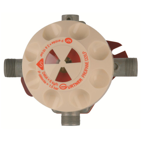 Détendeur inverseur limiteur automatique Gurtner - 6kg/h - Propane