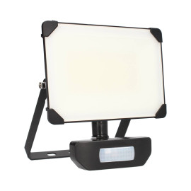 Projecteur LED mural KREON R Arlux - Avec détecteur IR - IP65 - 50W - 4000K - Noir