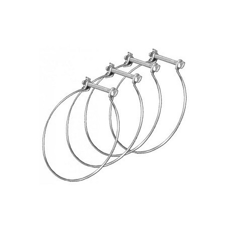 Collier de serrage monofil en acier zingué COF150 - Diamètre 150mm - Vendu par 2
