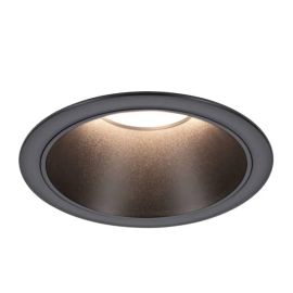 Spot encastré rond Cole Coin Paulmann - Fixe - 6W - 2700K - IP44 - Noir - 3-Step-Dim