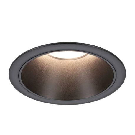 Spot encastré rond Cole Coin Paulmann - Fixe - 6W - 2700K - IP44 - Noir - 3-Step-Dim