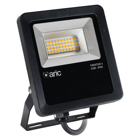 Projecteur extérieur LED TWISTER 4 Aric - 23W - 3000K - Noir