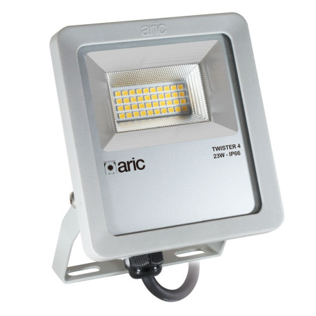 Projecteur extérieur LED TWISTER 4 Aric - 23W - 4000K - Gris