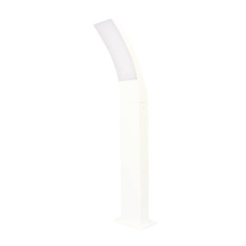 Borne LED extérieur Curve R Arlux - 10W - 3000K - Blanc