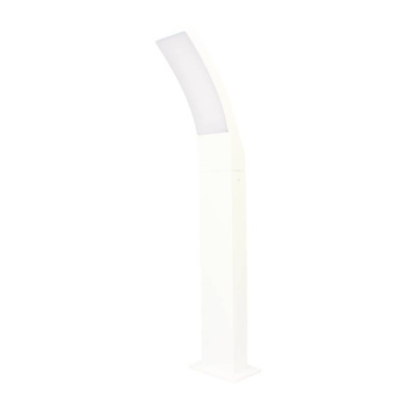 Borne LED extérieur Curve R Arlux - 10W - 3000K - Blanc