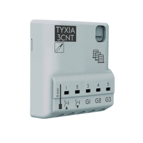Commande filaire Tyxia 3CNT Delta Dore - Pour centralisation de volet roulant