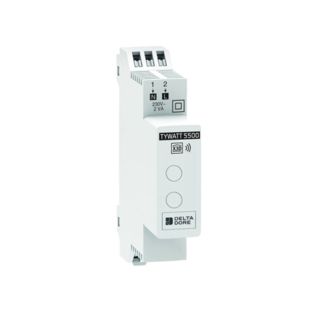 Capteur de consommation modulaire radio Tywatt 5500 Delta Dore - OMS/X3D - 230V - Eau et énergie