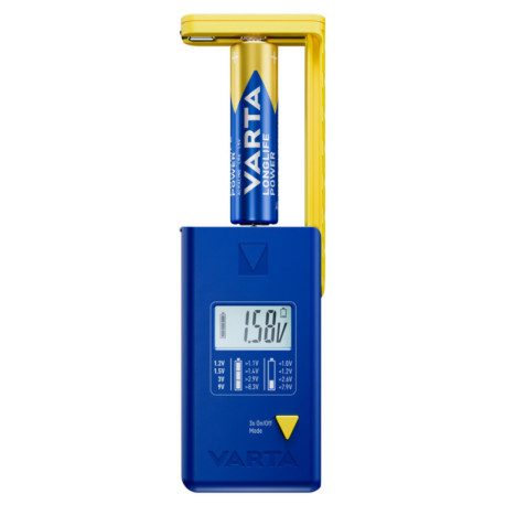 Testeur de piles Varta - Écran LCD