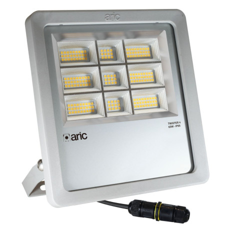 Projecteur extérieur LED TWISTER 4 Aric - 60W - 4000K - Gris