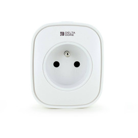 Prise connectée Easy Plug E16EM Delta Dore - 16A - Type E (FR) - Zigbee - Blanc