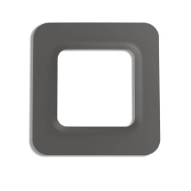 Enjoliveur Tybox 5100 Delta Dore - Pour thermostats Tybox série 5000 - Gris