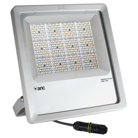 Projecteur extérieur LED TWISTER 4 HP Optique 60° Aric - 155W - 3000K - Gris