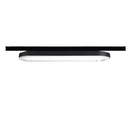 Panneau LED Loop URail Paulmann - 2700K - 7W - Noir mat/ chromé