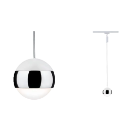 Suspension URail Capsule II Paulmann - 6W - 2700K - Dimmable - Blanc/ chromé