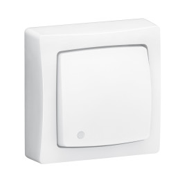 Transformeur simple 3 en 1 Legrand - Interr. Va-et-vient ou Poussoir - 10AX - Blanc