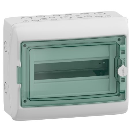 Coffret pour appareillage modulaire Mureva Schneider Electric - 1 rangée - 12 modules - IP65 - En saillie