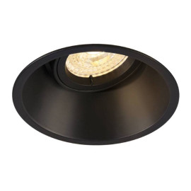 Spot orientable HORN-T SLV - GU10/QPAR51 - 25W - Basse luminance - Noir