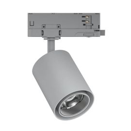 Spot sur rail LED ProRail3 Kratos Paulmann - 50°- 9W - 3000K - 230V - Argent - Non dimmable
