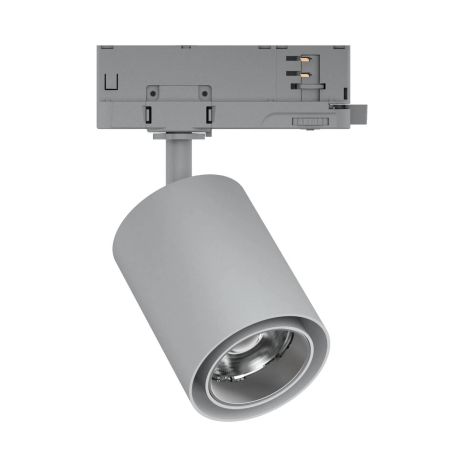 Spot sur rail LED ProRail3 Kratos Paulmann - 36°- 9W - 3000K - 230V - Argent - Non dimmable