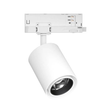 Spot sur rail LED ProRail3 Kratos Paulmann - 50°- 25W - 3000K - 230V - Blanc - Non dimmable