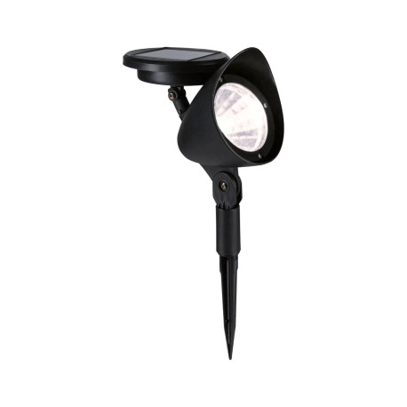 Spot LED solaire Solena Paulmann - IP44 - 3000K - 2lm - Noir