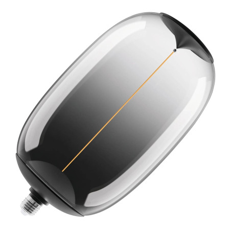Ampoule Vintage 1906 Big Elipse Oval 28 Ledvance - E27 - 12W - 1800K - Plastique Fumé - Dimmable
